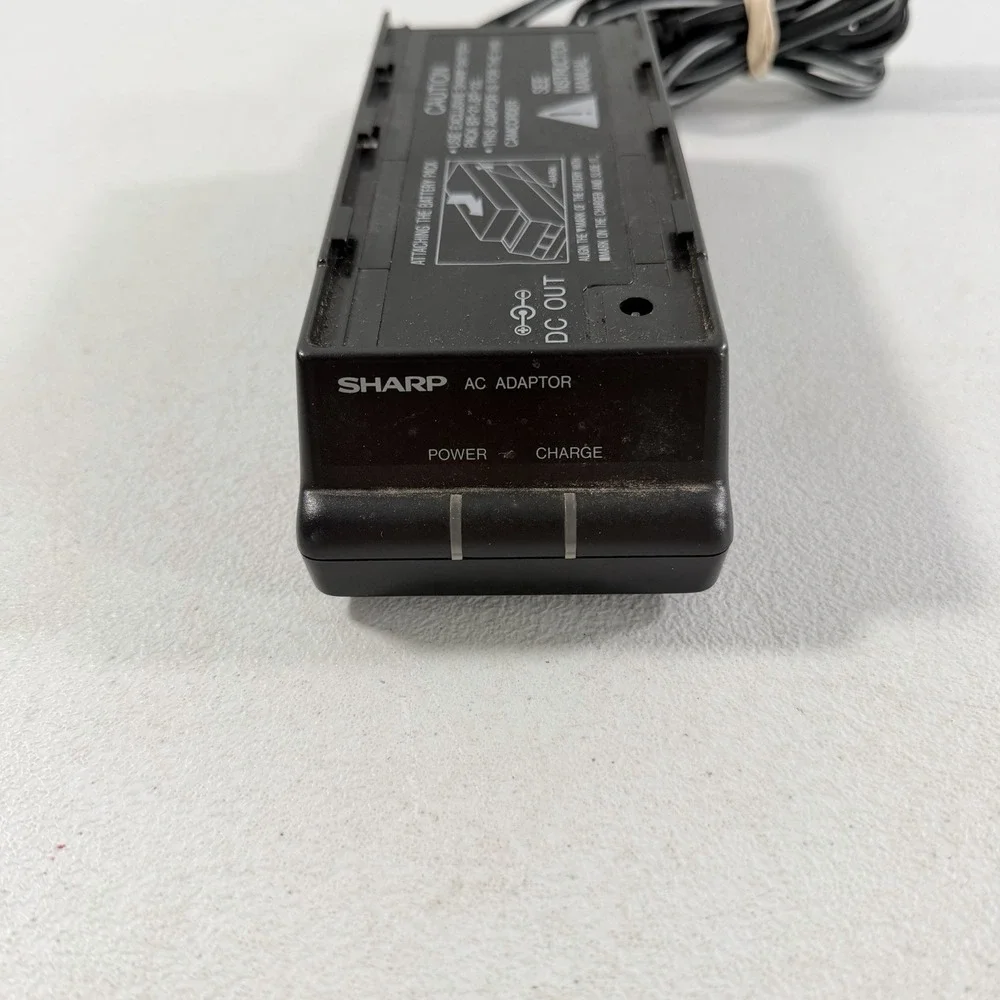 Original Sharp Camcorder AC Adapter / Battery Charger Model UADP-0122GEZZ TESTED